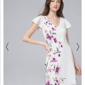 Floral v-neck dress
